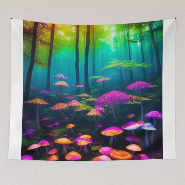Artikelvorschau, Psychedelic Mushroom Forest #29 Part of the Psychedelic Mushroom Forest Collection entworfen und verkauft von Psychedelic Psychos.