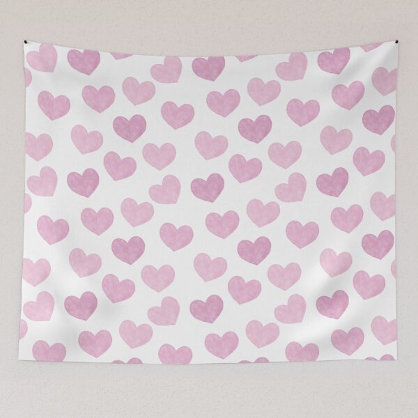 Item preview, Watercolor Hearts - Candy Pink Palette designed and sold by Amy Brinkman.