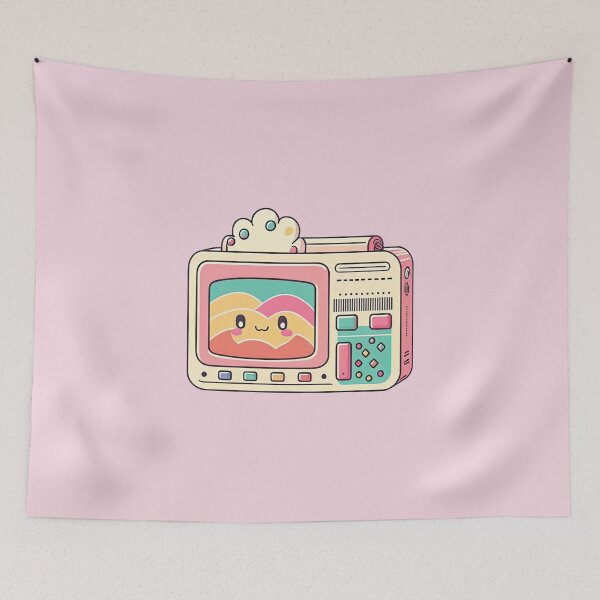 Item preview, Kawaii Retro Future Smart TV Tablet Old School Meets Cute New Tech Gadget designed and sold by ultra-cute.