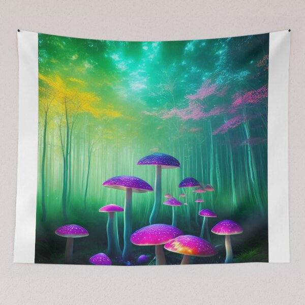 Artikelvorschau, Psychedelic Mushroom Forest #31 Part of the Psychedelic Mushroom Forest Collection entworfen und verkauft von Psychedelic Psychos.