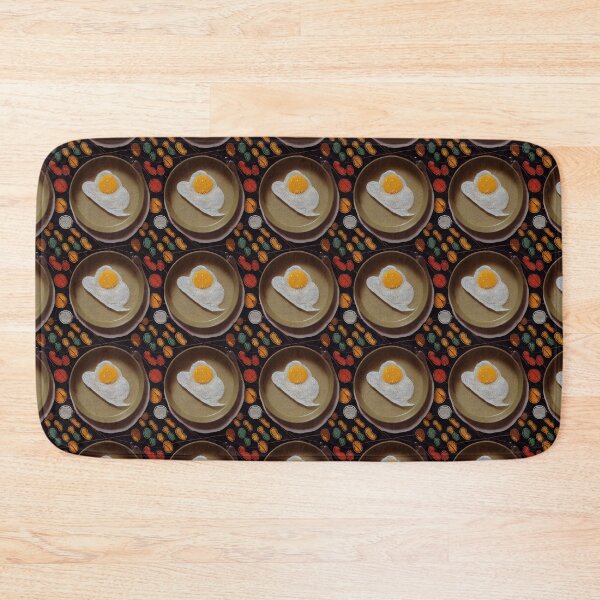 Item preview, Embriodery fried egg patch designed and sold by YeKnot.