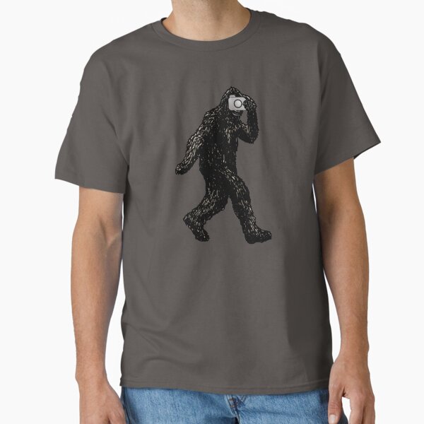 Item preview, Bigfoot With Camera - Funny Sasquatch Selfie Portrait Photography designed and sold by Inside Out Designs.