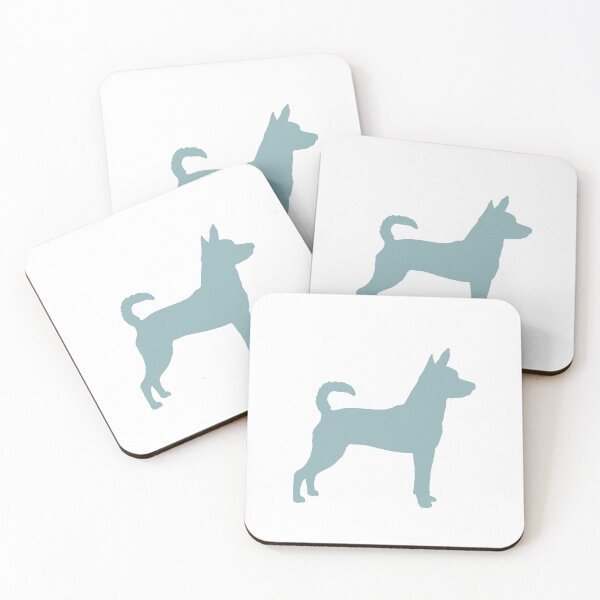 Item preview, Blue Rat terrier silhouette, simple rat terrier  designed and sold by Kaleikaydesign.