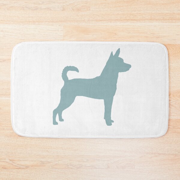 Item preview, Blue Rat terrier silhouette, simple rat terrier  designed and sold by Kaleikaydesign.