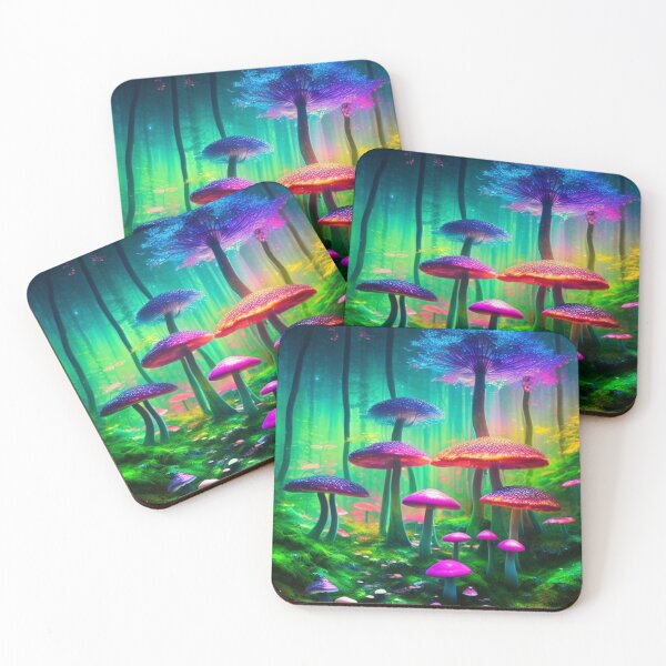 Artikelvorschau, Psychedelic Mushroom Forest #32 Teil der Psychedelic Mushroom Forest Kollektion entworfen und verkauft von Psychedelic Psychos.