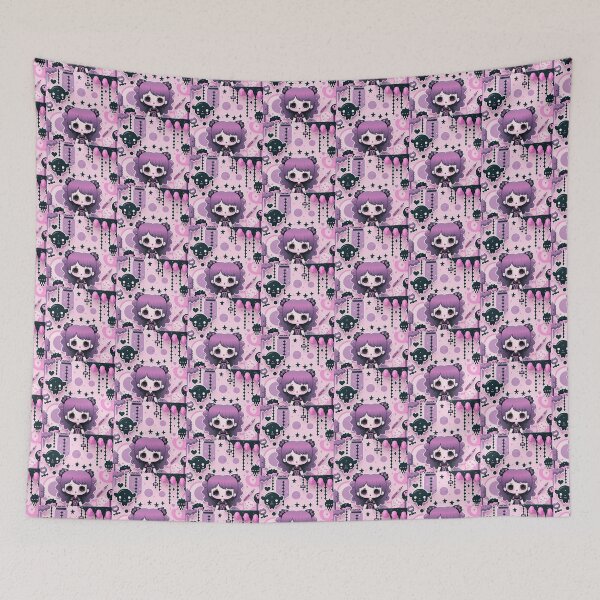 Item preview, Pastel Goth, Kawaii Girl Pattern designed and sold by SNRGraphics.