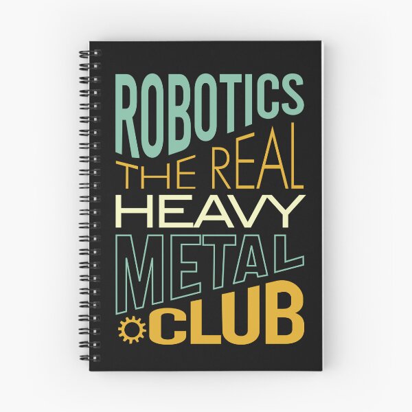 Item preview, Robotics the Real Heavy Metal Club designed and sold by whyitsme.