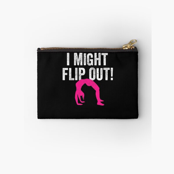 Artikelvorschau, Könnte Flip rosa weißes Gymnastik-Hemd für Gymanst, nettes Geschenk, Gymnastik-Mammen und Mädchen ausklappen entworfen und verkauft von threadsmonkey.
