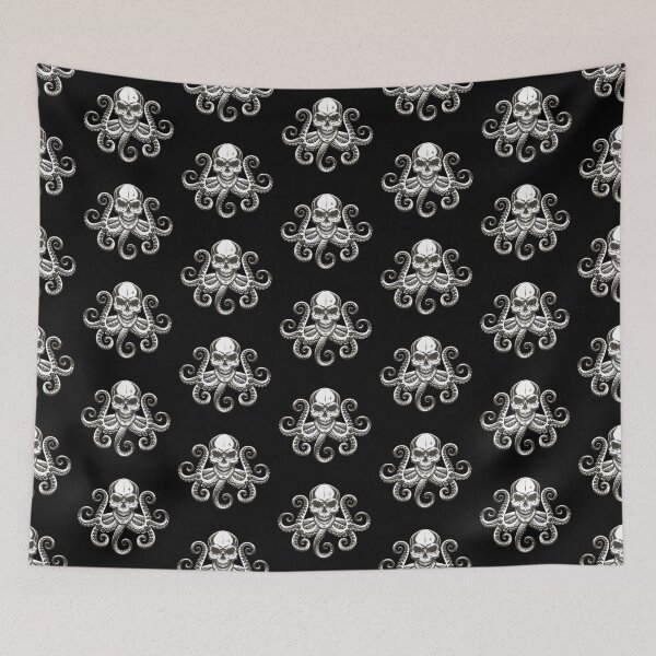 Item preview, Skull Octopus designed and sold by monsterplanet.