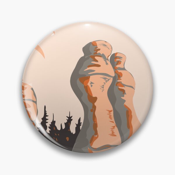 Item preview, Monoliths of Mingan Archipelago National Park Reserve Quebec Canada WPA Poster Art designed and sold by patrimonio.