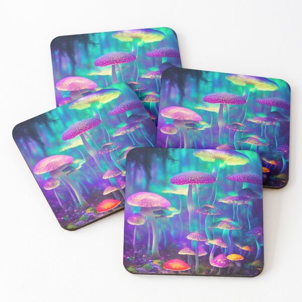 Artikelvorschau, Psychedelic Mushroom Forest #35 Part of the Psychedelic Mushroom Forest Collection entworfen und verkauft von Psychedelic Psychos.