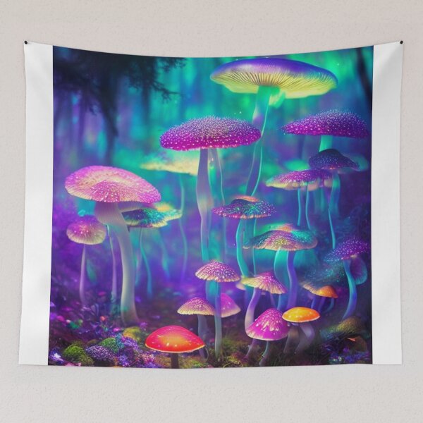 Artikelvorschau, Psychedelic Mushroom Forest #35 Part of the Psychedelic Mushroom Forest Collection entworfen und verkauft von Psychedelic Psychos.