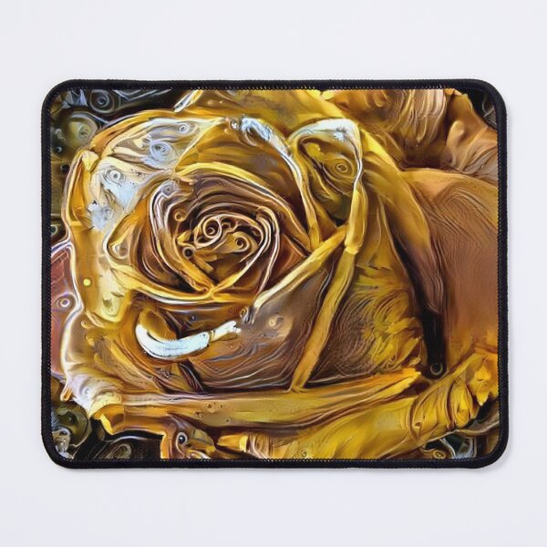 Item preview, AI Enhanced, Swirly Yellow Rose designed and sold by Adorations.