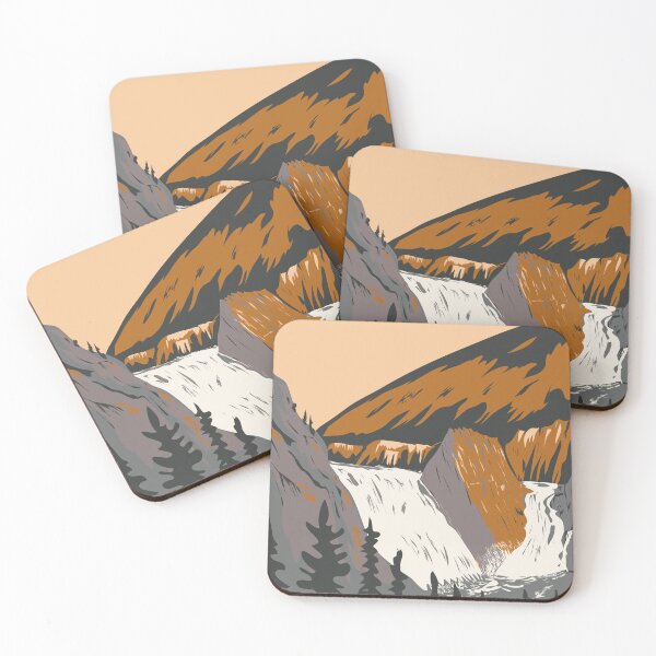 Item preview, Naatsihchoh National Park Reserve in Northwest Territories Canada WPA Poster Art designed and sold by patrimonio.