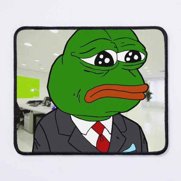 Item preview, Sad Businessman Pepe Wagie designed and sold by Slav-Art.