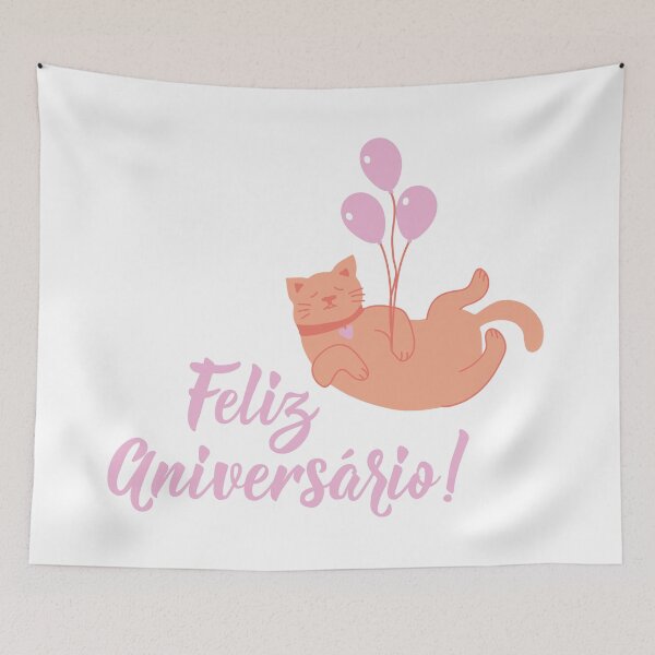 Item preview, Feliz aniversário. Happy Birthday in Portuguese. designed and sold by pidzam4e.