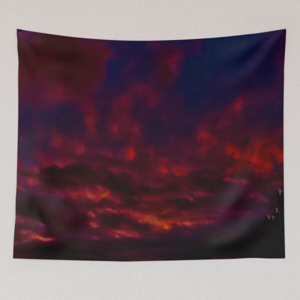 Item preview, Crimson Clouds on Purple Sky designed and sold by CJRPics.