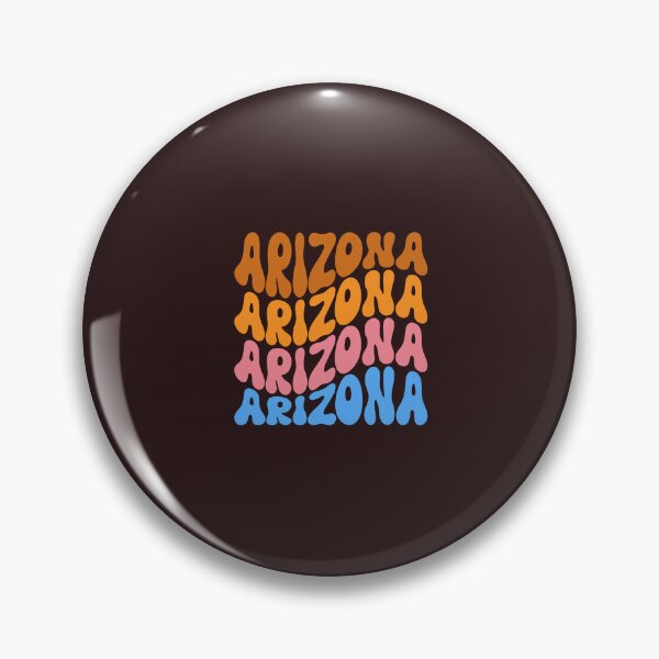 Item preview, Arizona Retro Vintage Groovy Wavy Text designed and sold by TheCatmeow2000.