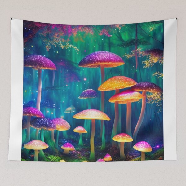 Artikelvorschau, Psychedelic Mushroom Forest #39 Part of the Psychedelic Mushroom Forest Collection entworfen und verkauft von Psychedelic Psychos.