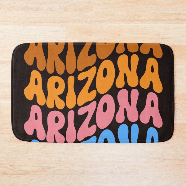Item preview, Arizona Retro Vintage Groovy Wavy Text designed and sold by TheCatmeow2000.