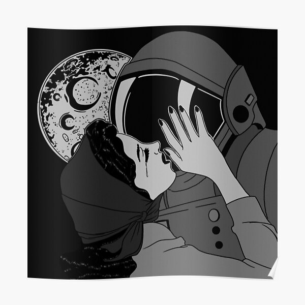 I Need My Space - A Drawing Of An Astronaut Holding A Camera - HEBSTREITS