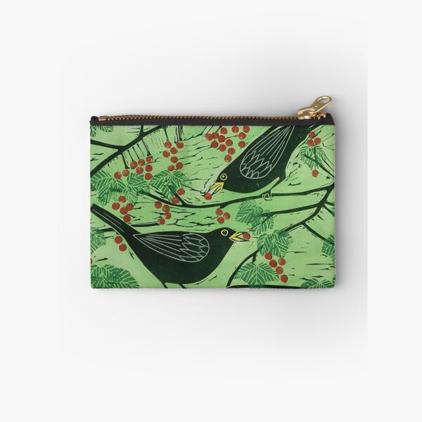 Item preview, blackbirds amongst the redcurrants designed and sold by Jane Dignum.