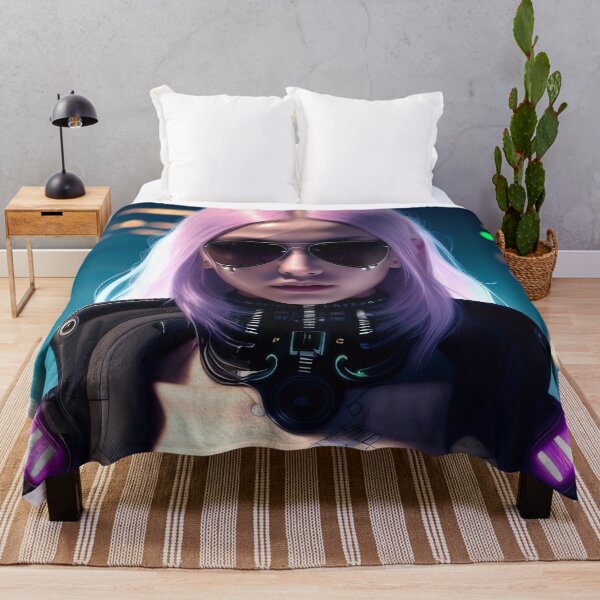 Item preview, Cyberpunk Girl designed and sold by RaveToTheGrave.