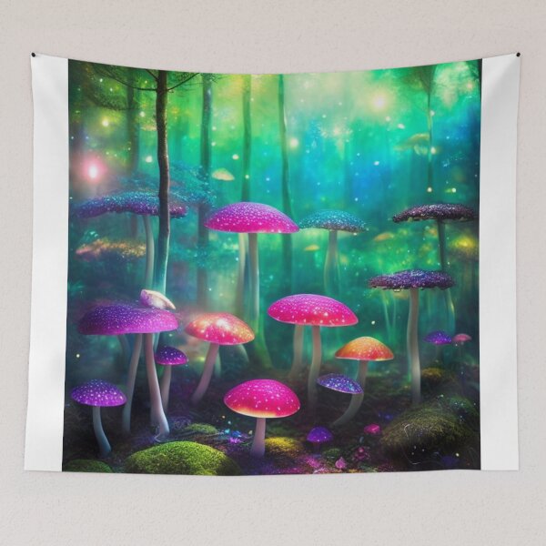 Item preview, Psychedelic Mushroom Forest #47 Part of the Psychedelic Mushroom Forest Collection designed and sold by Psychedelic Psychos.