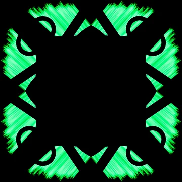 Artwork thumbnail, green plaid pattern by Meo Design