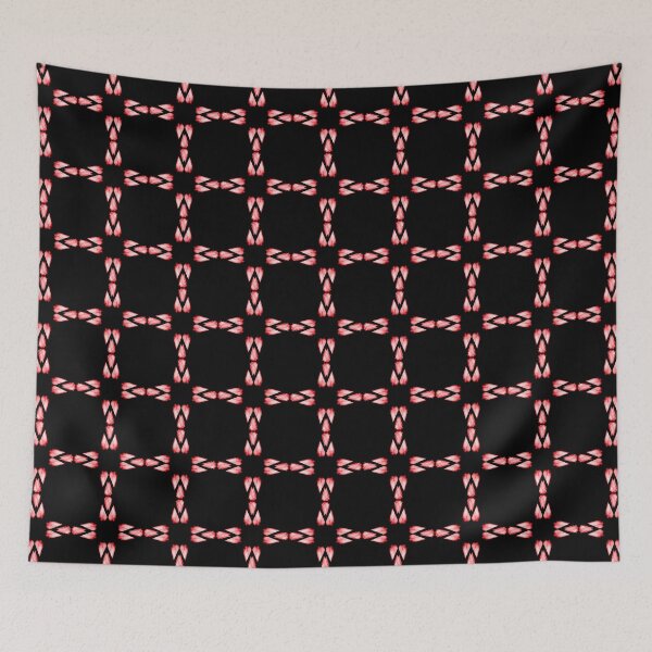 Item preview, Red cross, red checkered pattern designed and sold by Meo Design.