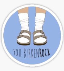 Pegatina tu birkenrock