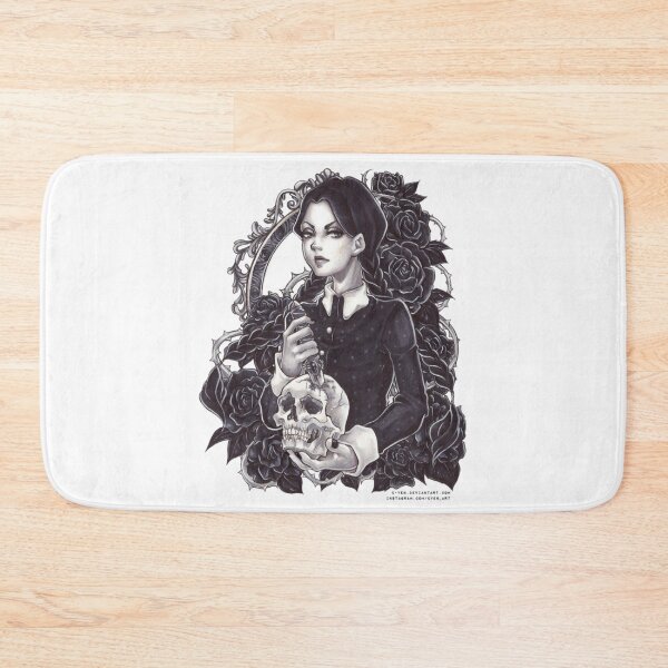 Item preview, Wednesday Addams Morticia Addams Fan art Drawing designed and sold by Gile-Shop.