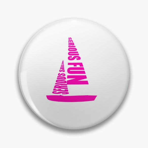 Item preview, Serious sailing serious fun boat pink designed and sold by ak-9.