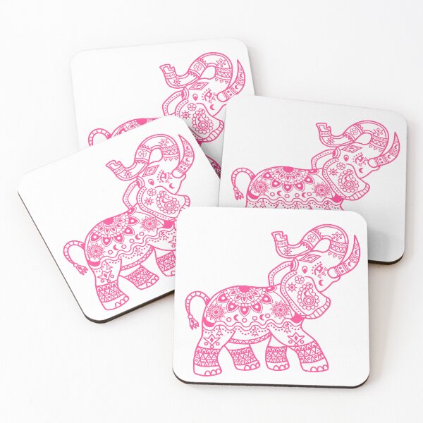 Item preview, Pink Elephant Mandala Illustration designed and sold by marco2r.