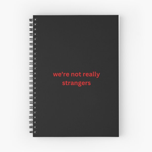 Item preview, we're not really strangers designed and sold by wishbubble.