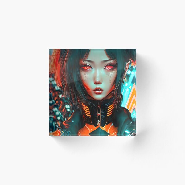 Item preview, Cyberpunk Girl designed and sold by RaveToTheGrave.