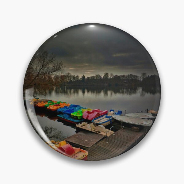 Item preview, Boats at the Six Lakes Plate in Duisburg - Boats at the Six Lakes Plate in Duisburg designed and sold by Ruhrpottpicture.