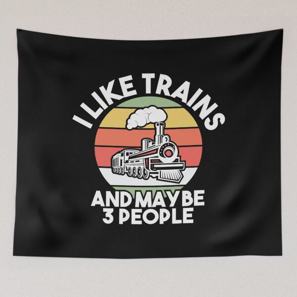 Item preview, I like trains and maybe 3 people Gift for Model Railroads designed and sold by BanBay.