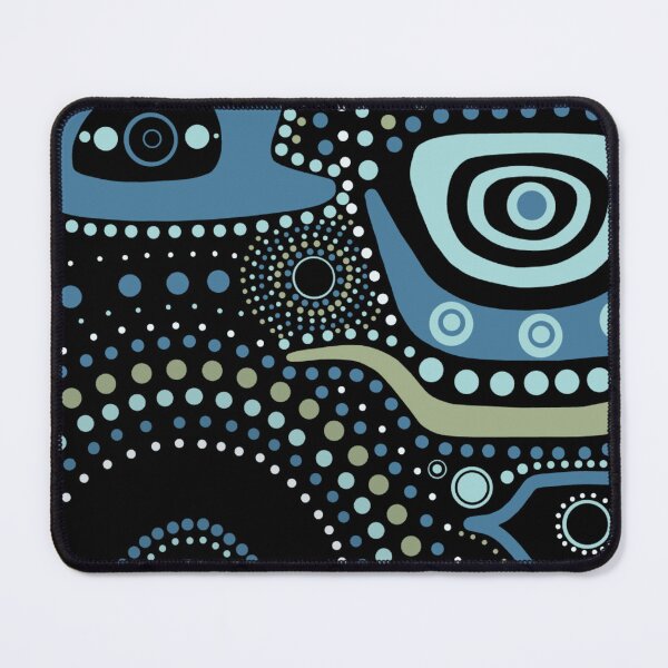 Item preview, Métis & Haida design - blue, green designed and sold by Lighteningshop.