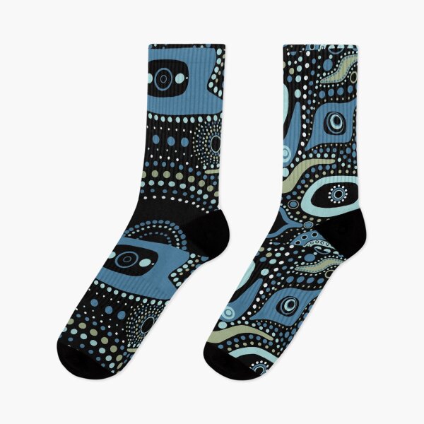 Item preview, Métis & Haida design - blue, green designed and sold by Lighteningshop.