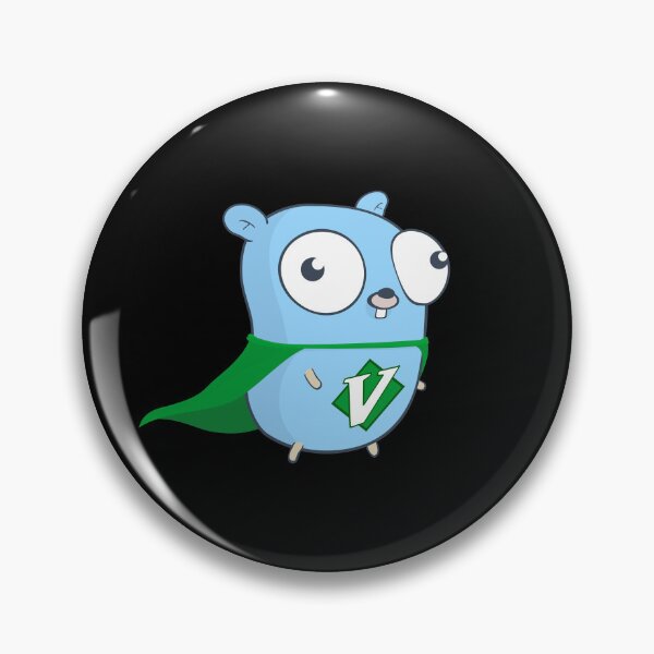Item preview, Go Vim: Official Logo (Black) designed and sold by hellkni9ht.