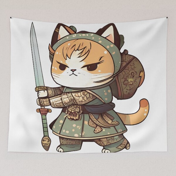 Item preview, Catman Warrior designed and sold by TaurusDigital.