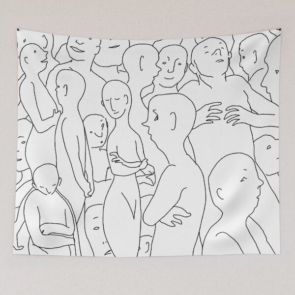 Item preview, People doodle  designed and sold by Emma Raven.
