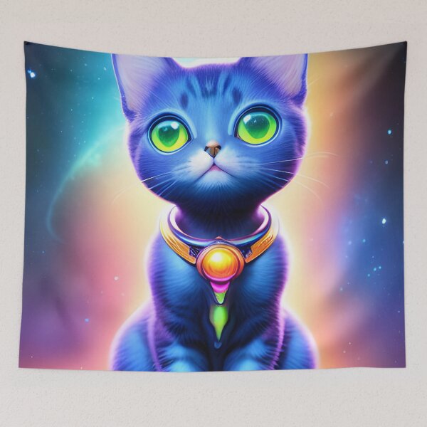 Item preview, Cosmic Kitten Rainbow Cat designed and sold by VersoShopping.