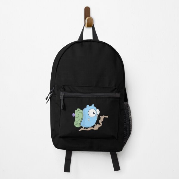 Item preview, The Go Gopher: Hiking (Black) designed and sold by hellkni9ht.