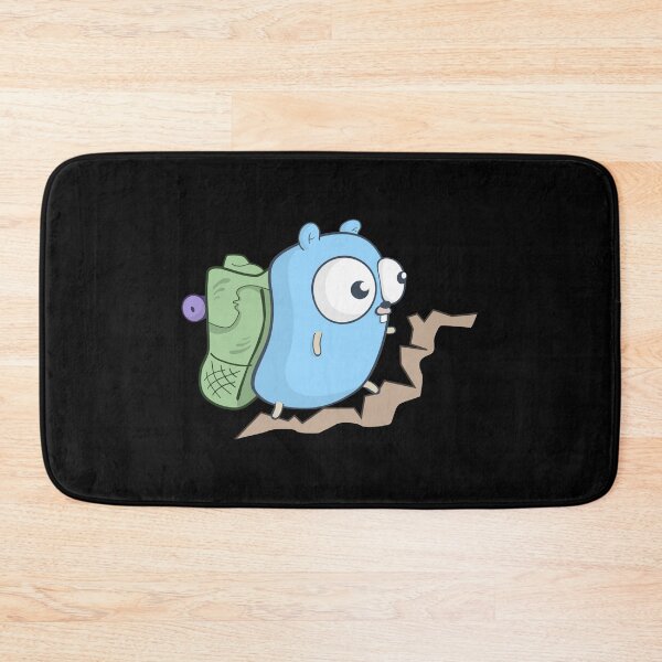 Item preview, The Go Gopher: Hiking (Black) designed and sold by hellkni9ht.
