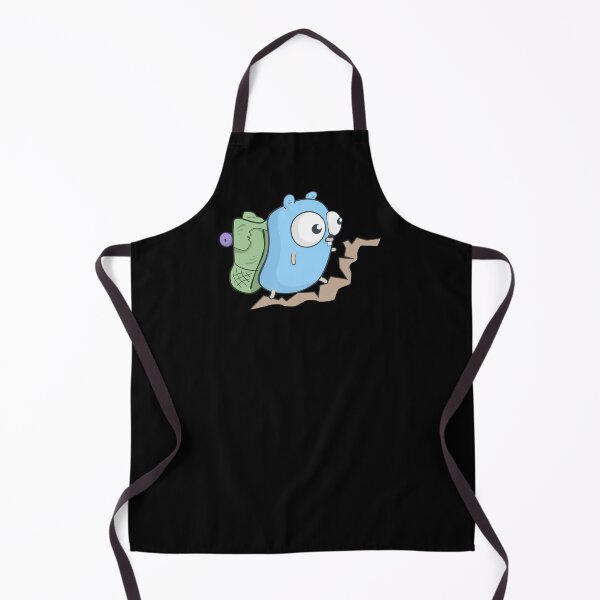 Item preview, The Go Gopher: Hiking (Black) designed and sold by hellkni9ht.