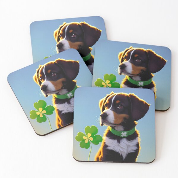 Item preview, St. Patrick's Day Bernese Mountain Dog designed and sold by Aww_To_Z Animals.