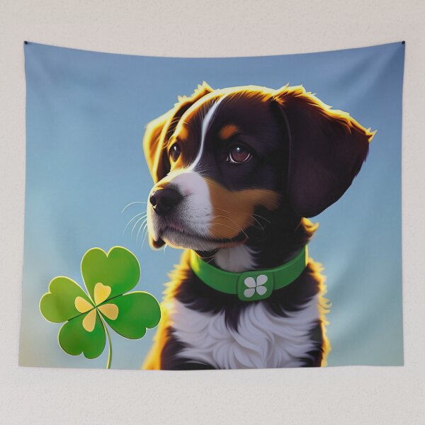 Item preview, St. Patrick's Day Bernese Mountain Dog designed and sold by Aww_To_Z Animals.