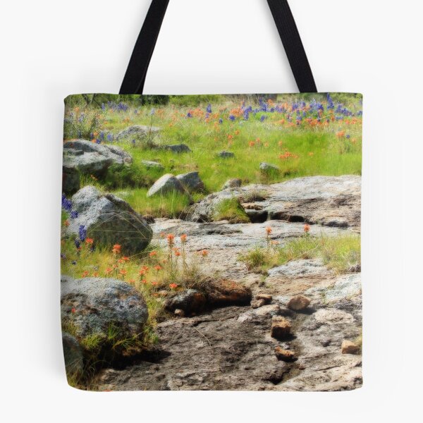 Item preview, Rocks Indian Paintbrush and Bluebonnets  designed and sold by Robert Armendariz.